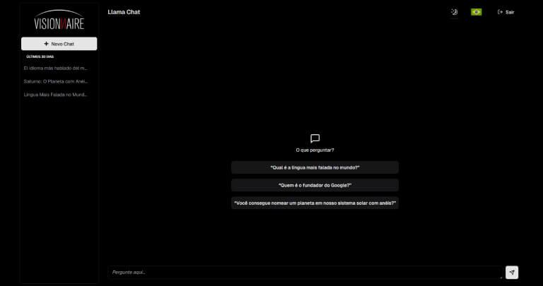 Visionnaire - Blog - Llama Chat Experimente o Llama em Mais um Demo App da Visionnaire para gerar Conteúdo