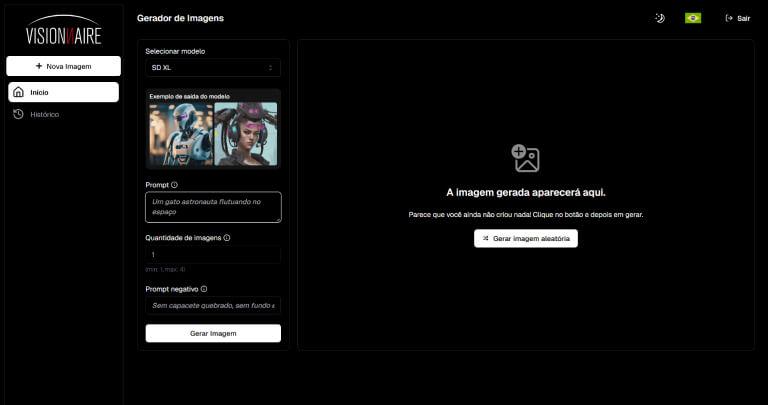 Visionnaire - Blog - Gerador de Imagens Gere imagens de diferentes modelos com um novo Aplicativo de Demonstração da Visionnaire