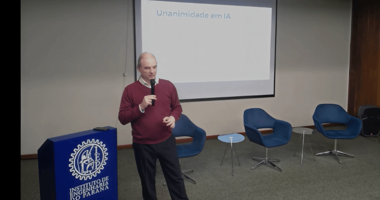 Visionnaire - Blog - Palestra IA Fábrica de IA - Sergio Mainetti comenta o futuro do desenvolvimento de software; assista