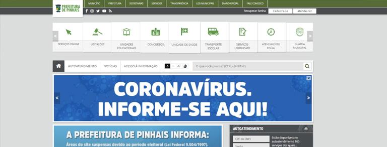 Visionnaire - Prefeitura de Pinhais - Portal de Internet