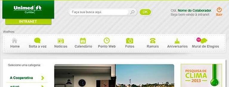 Visionnaire - Unimed Curitiba - Intranet 