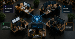 Five Archetypes reshaping Software Teams in the AI Era - Visionnaire | AI Factory | Software Factory