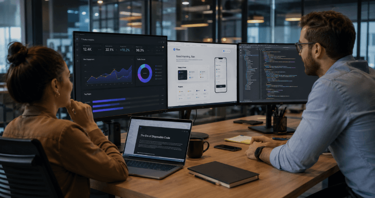 Visionnaire - Blog - Disposable Code The Era of Disposable Code: When Prototyping is Worth More than Opinion