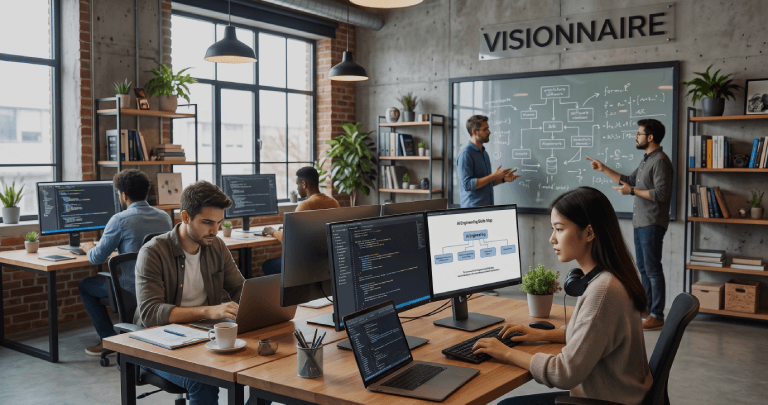 Visionnaire - Blog - Roles The Developer of the Future: How AI is redefining Roles in Technology