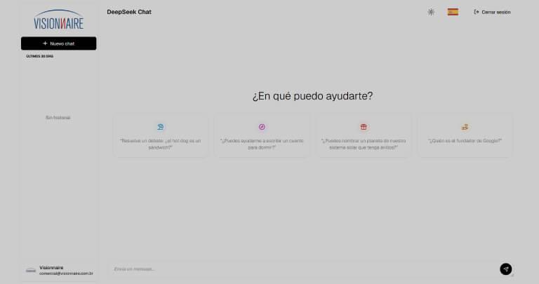 Visionnaire - Blog - DeepSeek Descubra el DeepSeek para generar Contenido con una Solución de Visionnaire